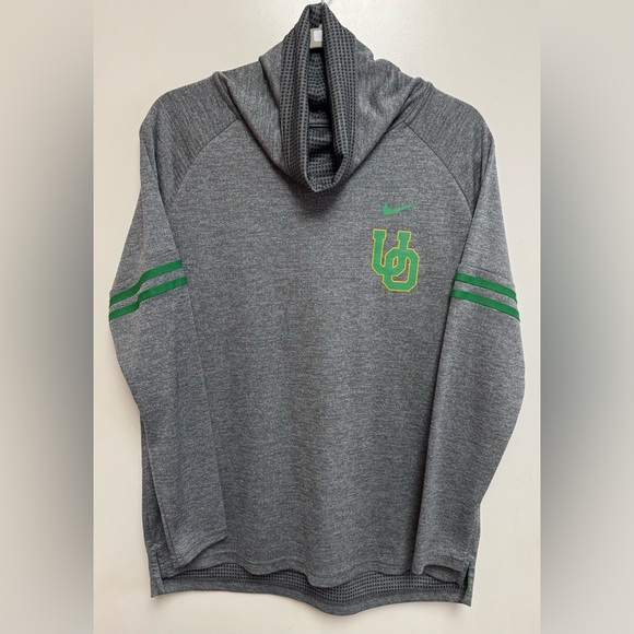 Nike Tops - Nike Oregon Ducks Funnel Neck Long Sleeve Pullover, Women's Large